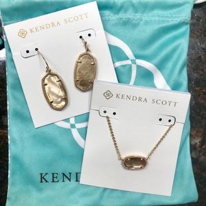 Set Dani earrings and Elisa necklace